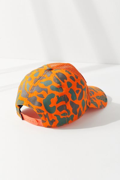 von dutch orange camo snapback hat