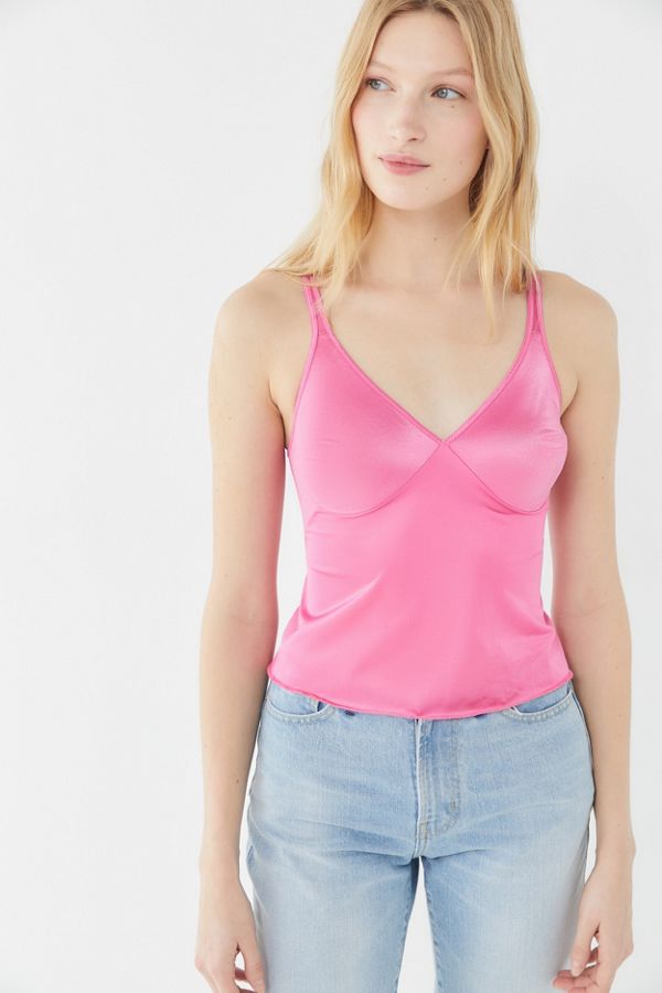 Urban Renewal Recycled Overdyed Slip Tank Top Urban Outfitters Canada