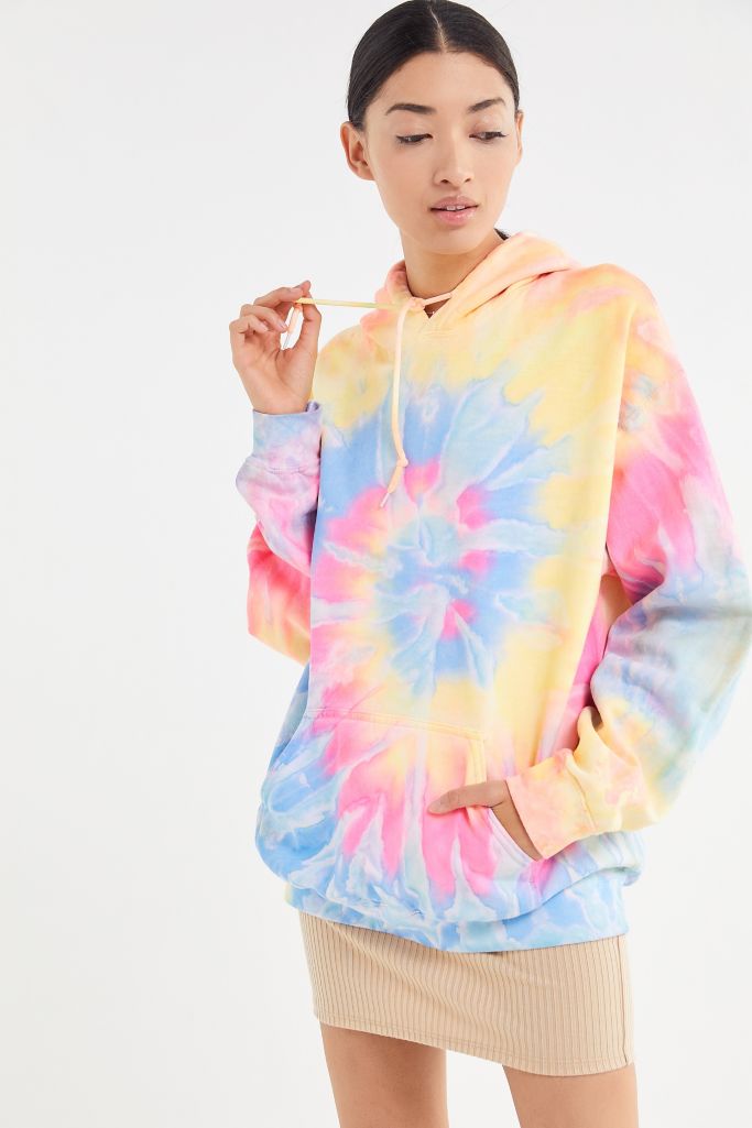 pastel tie dye hoodie