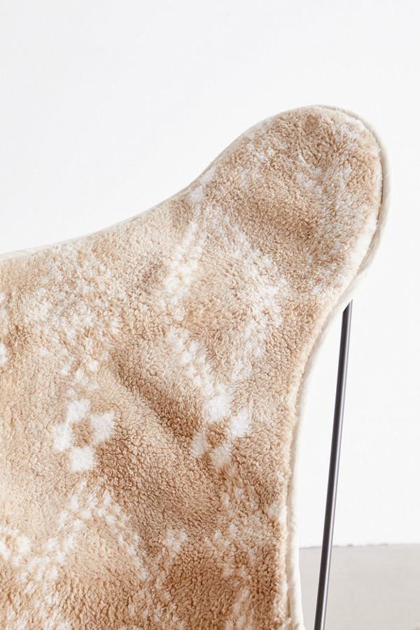Printed Sherpa Butterfly Chair Cover Urban Outfitters Canada