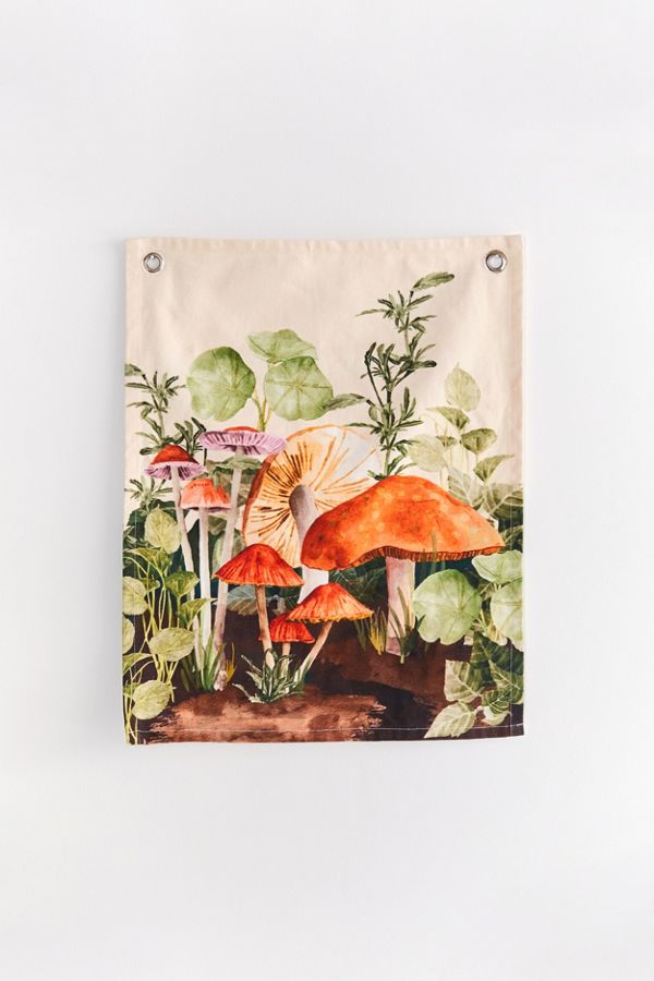 Mushroom Flag Tapestry Urban Outfitters
