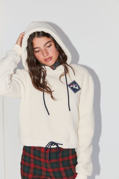 sherpa fila hoodie