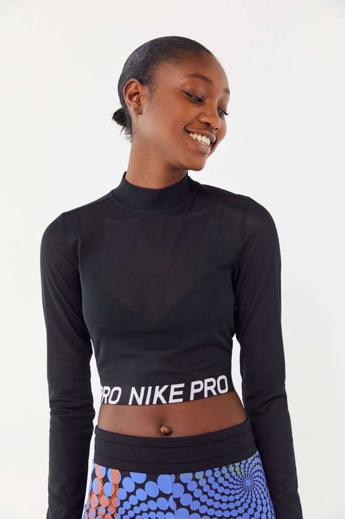 nike sheer crop top