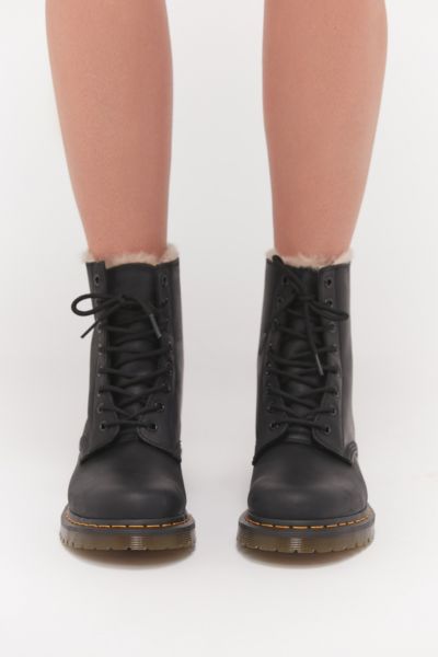 faux fur lined boots