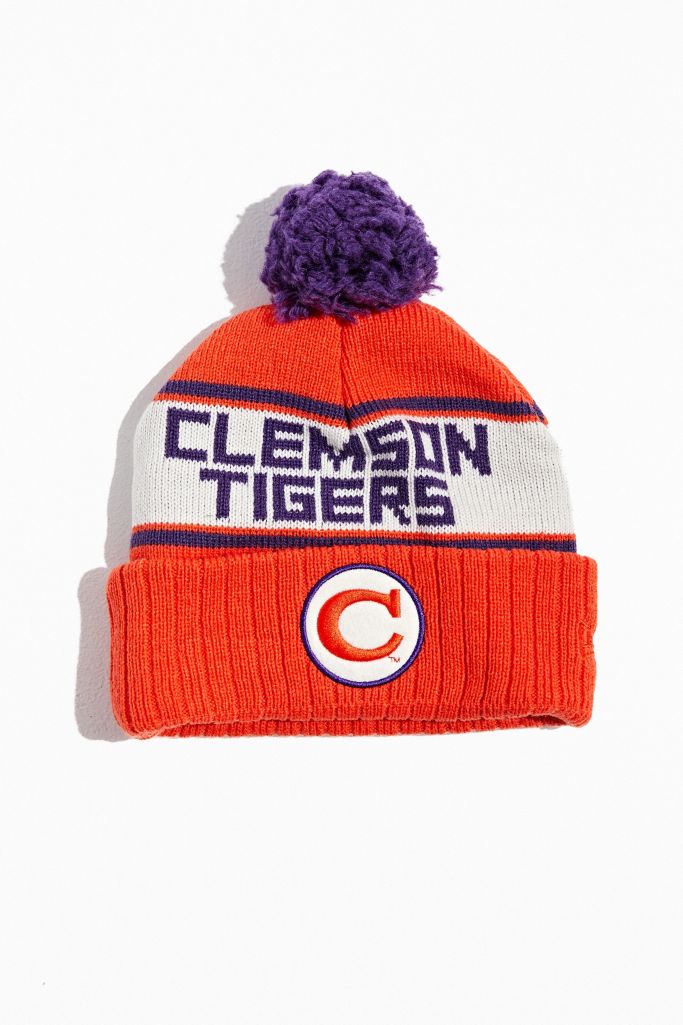 New Era Clemson University Pompom Beanie | Urban Outfitters