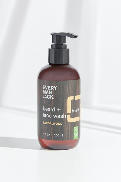 Every Man Jack Bart & Gesichtswaschgel – Sandelholz, 200 Ml, Natürlich, Ohne Parabene, Tierversuchsfrei