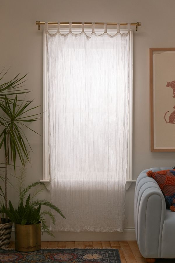 Crinkle Gauze Window Panel Urban Outfitters Canada