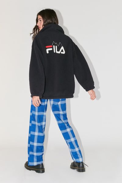 fila uo exclusive teddy hoodie sweatshirt