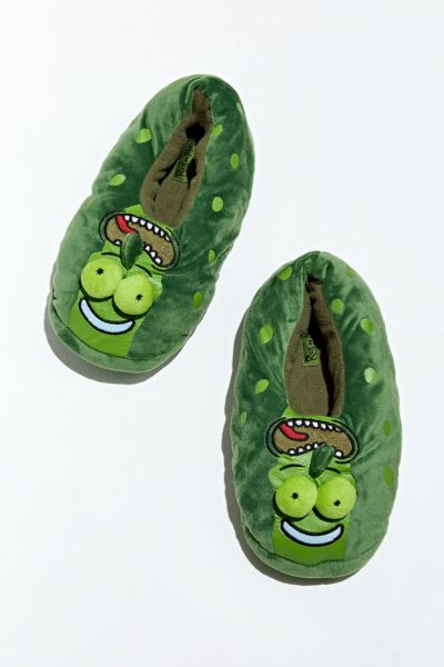 rick and morty plush slippers
