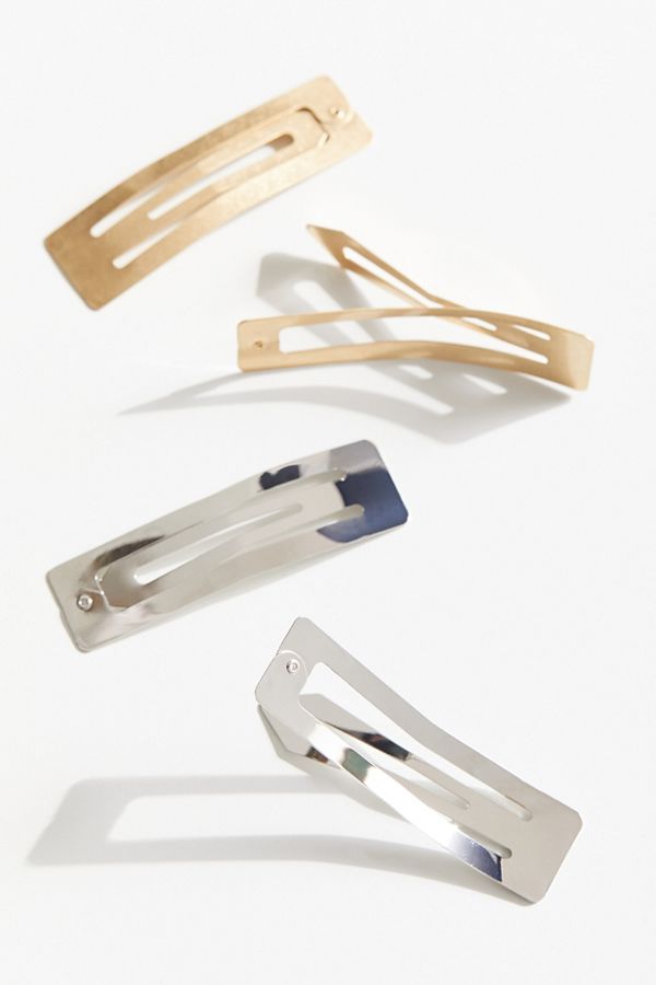 Matte Square Snap Clip Set | Urban Outfitters Canada