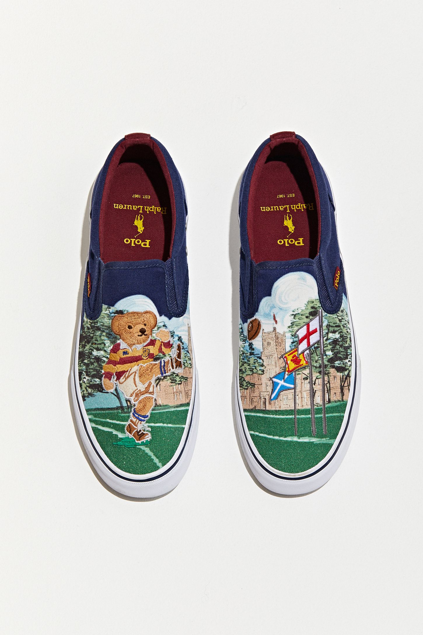 Polo Ralph Lauren Thompson Polo Bear Slip On Sneaker Urban