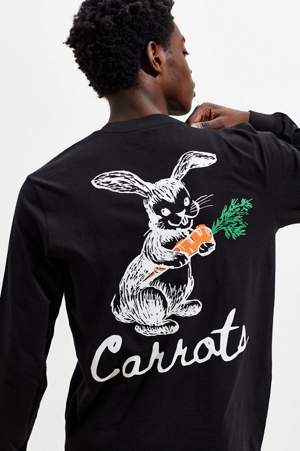 Carrots UO Exclusive Illustration Long Sleeve Tee Urban Outfitters