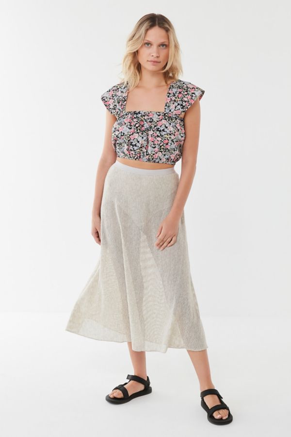 Urban Renewal Remade Laura Ashley Cropped Blouse | Urban Outfitters