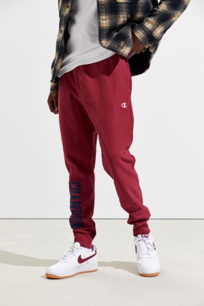 champion maroon joggers