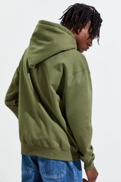 khaki green champion sweatshirt