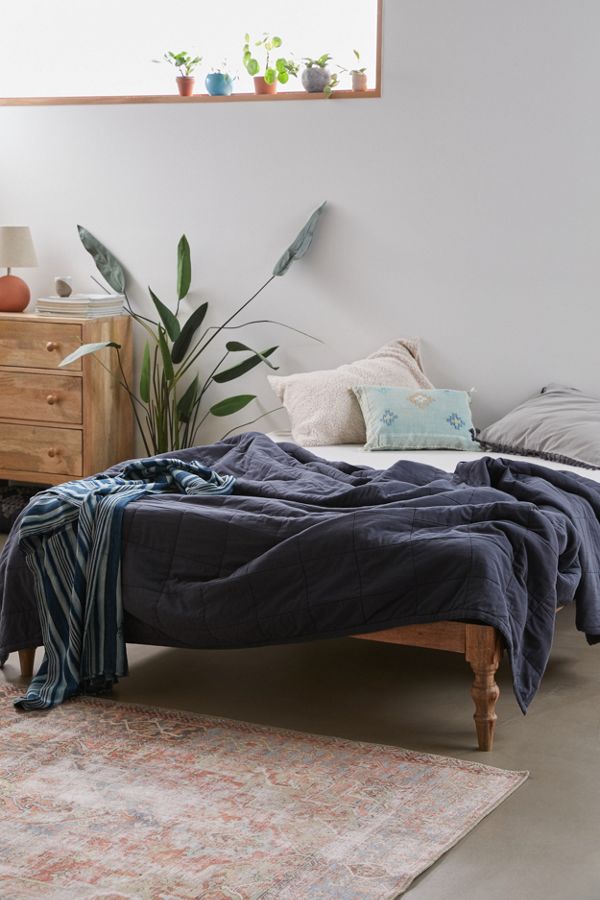 Slide View: 1: Washed Cotton Quilt