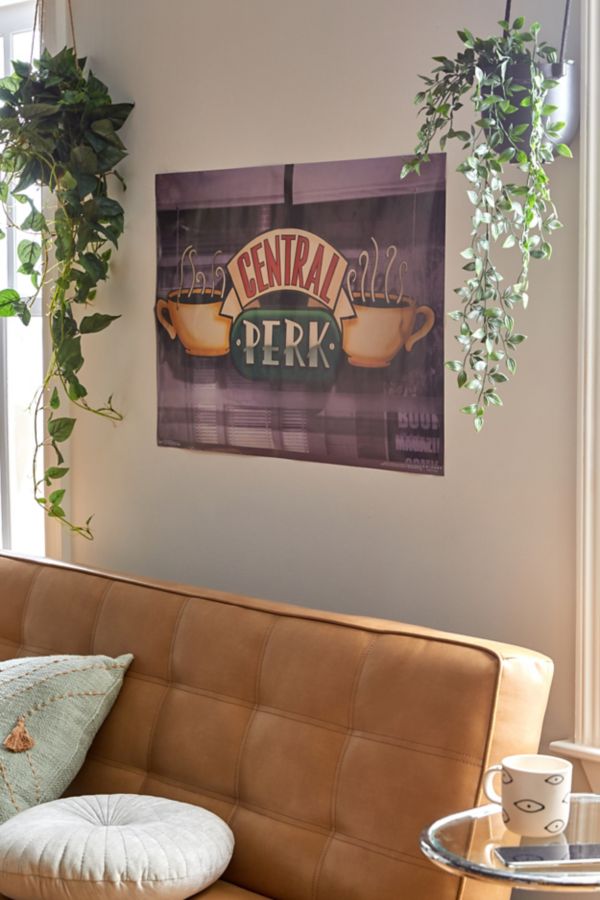 Friends Central Perk Poster Urban Outfitters