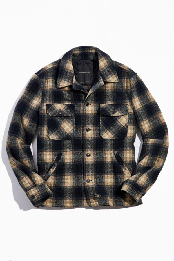 Deus Ex Machina The Piston Wool Button-Down Shirt | Urban Outfitters