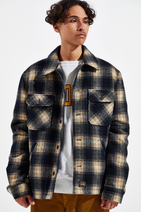 Deus Ex Machina The Piston Wool Button-Down Shirt | Urban Outfitters