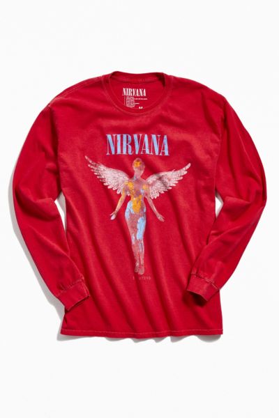 nirvana red shirt