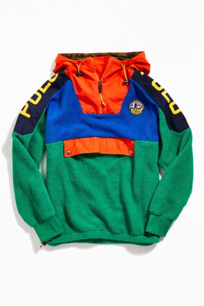 polo ralph lauren color block hoodie