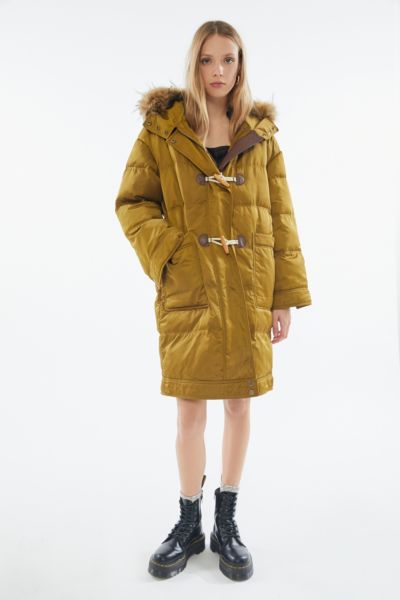 avec les filles hooded down puffer coat