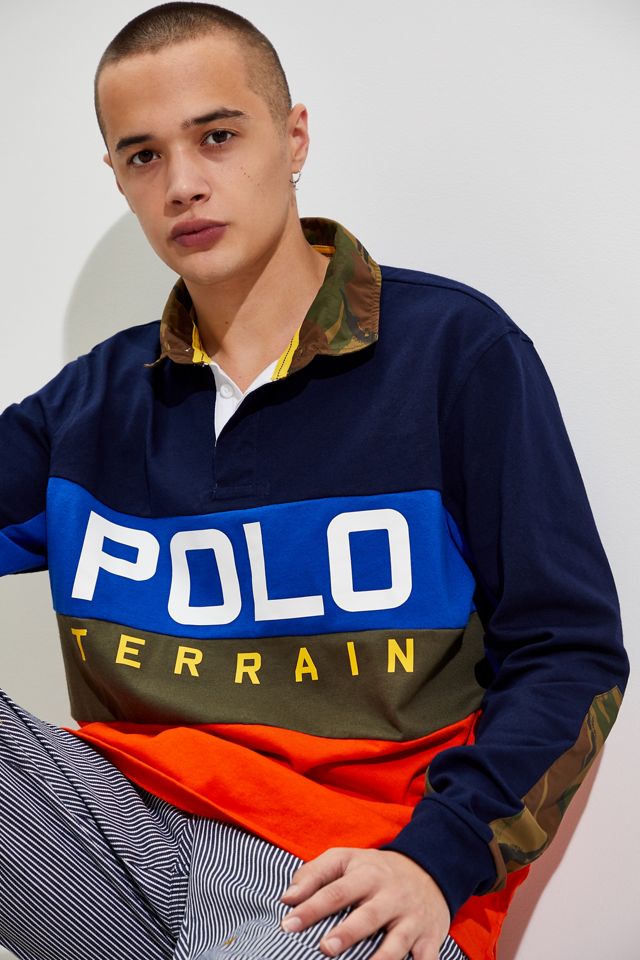 Polo Ralph Lauren Terrain Long Sleeve Polo Shirt | Urban Outfitters