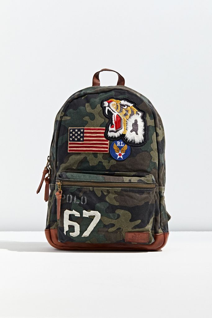 Polo Ralph Lauren Camo Canvas Backpack Urban Outfitters