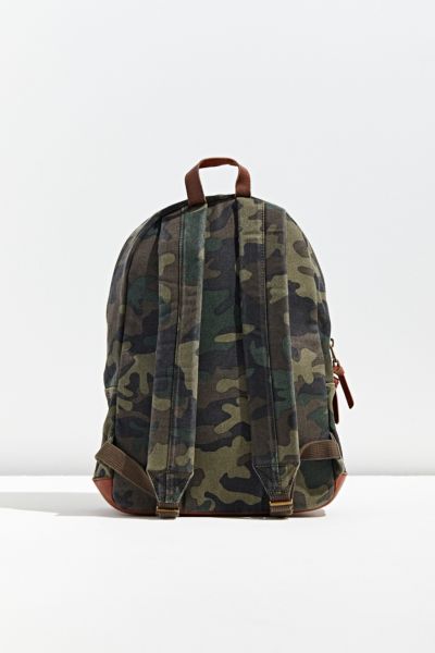 camo canvas backpack