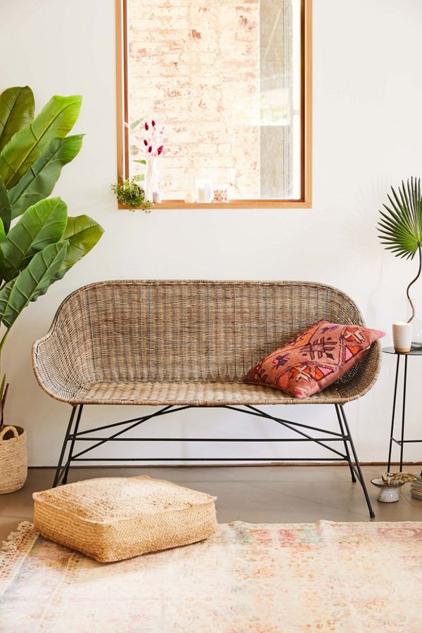 Slide View: 1: Miller Settee Bench