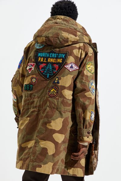 ralph lauren camo hooded utility jacket