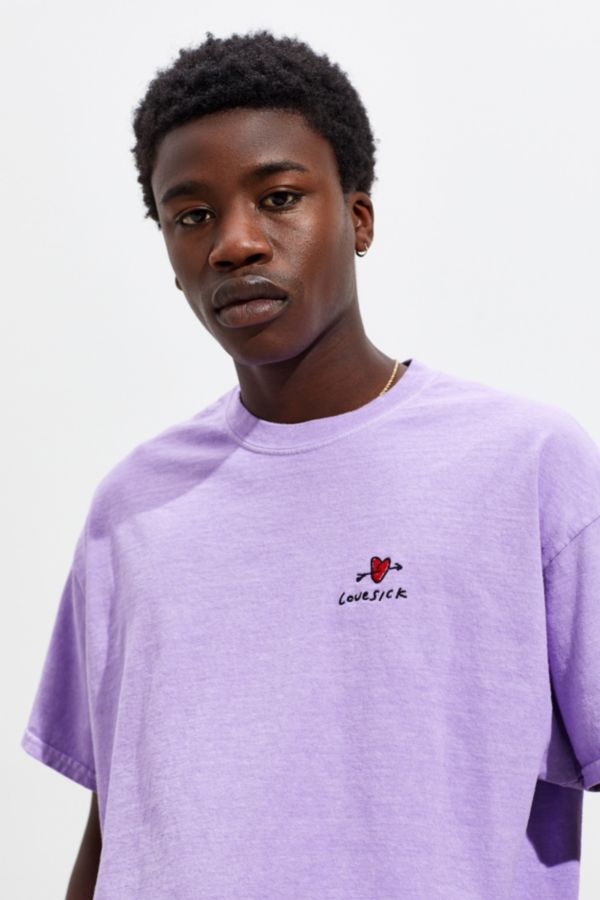 Embroidered Lovesick Tee | Urban Outfitters
