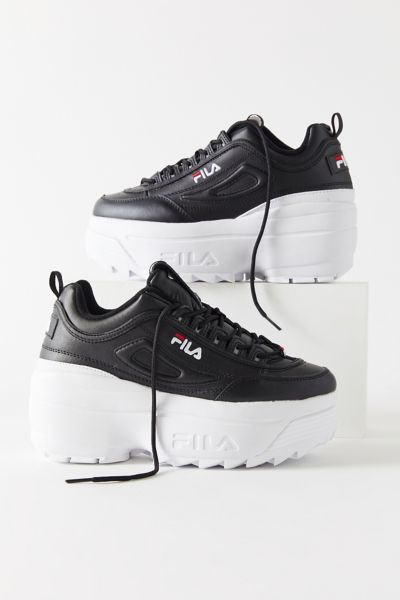 fila high platform shoes