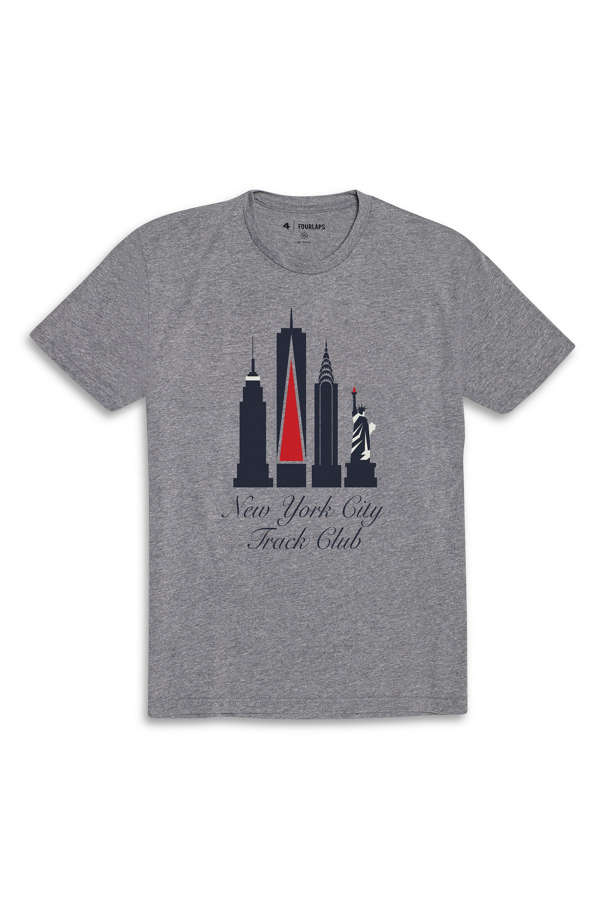 Fourlaps NYC Track Club Signature Tee | Urban Outfitters
