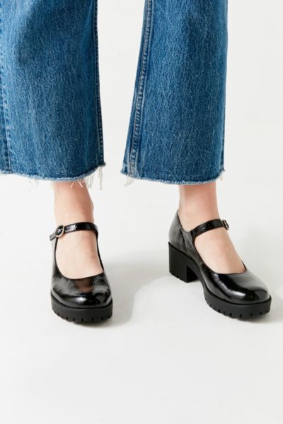 denim mary jane shoes