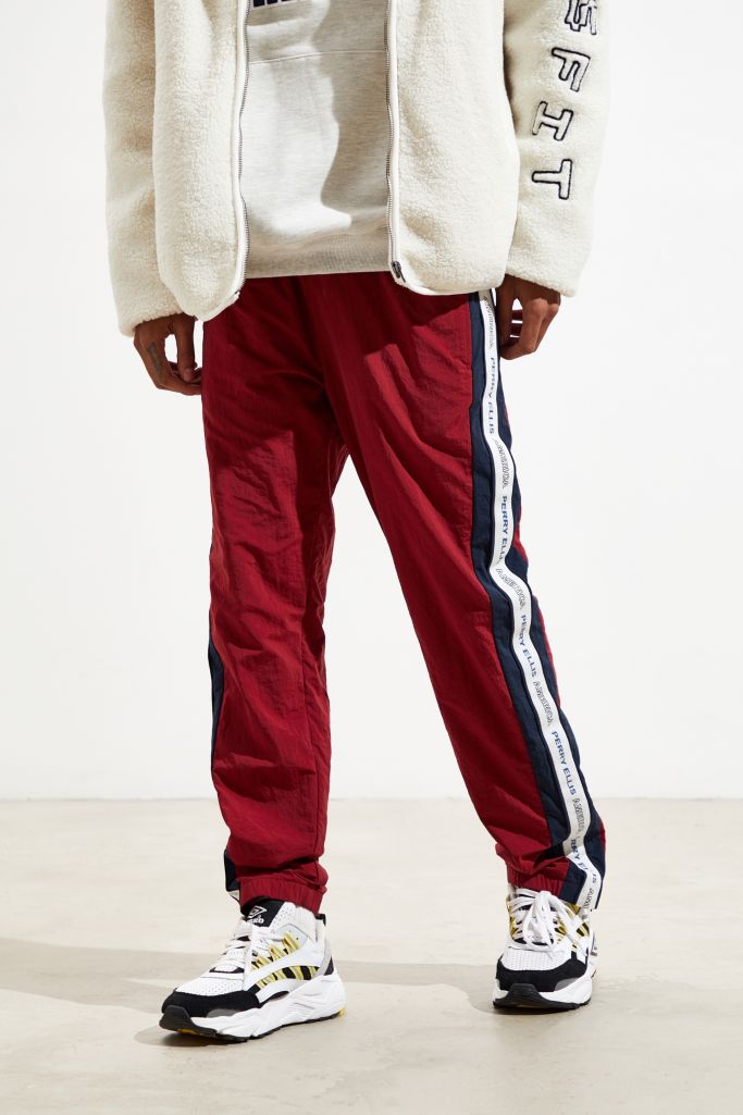 fred perry x beams track pants