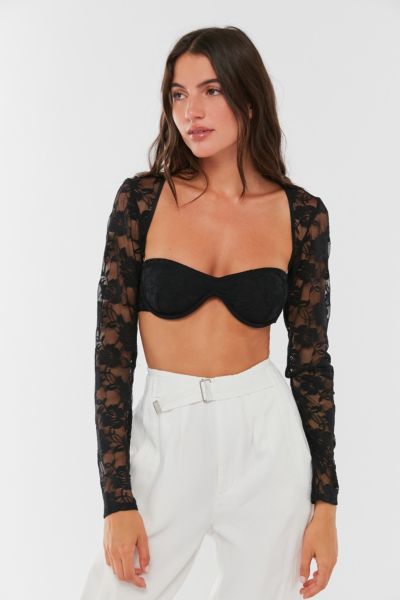 bra top with sleeves