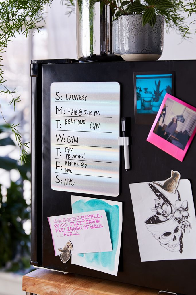 Iridescent Daily Dry Erase Board Urban Outfitters