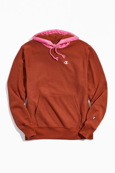 champion uo exclusive colorblock hoodie sweatshirt
