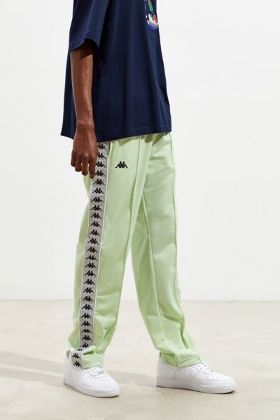 kappa track pants green