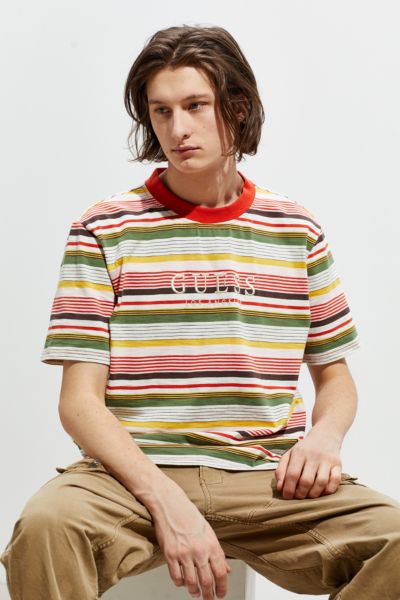 guess striped shirt urban outfitters