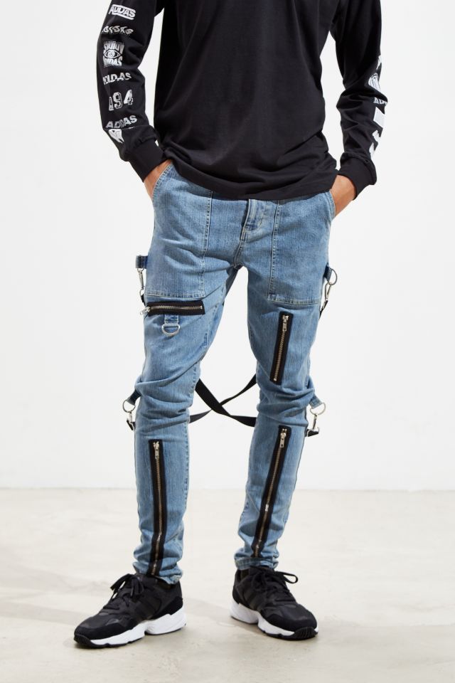 BDG Zip Strap Skinny Jean Urban Outfitters