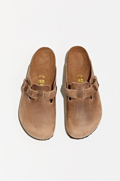 birkenstock boston leather clogs sale