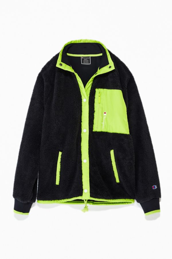 Champion UO Exclusive Sherpa Coach Jacket | Urban Outfitters