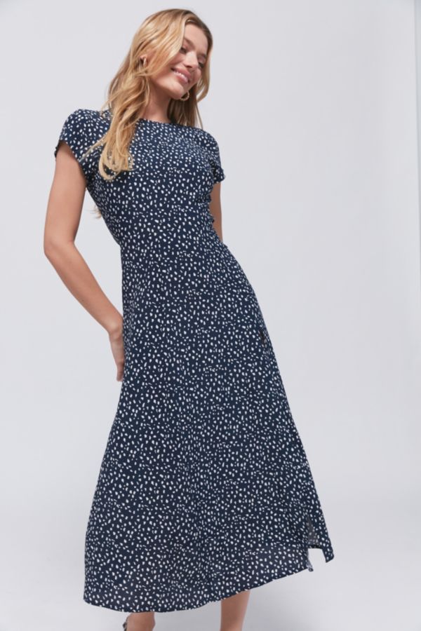 cap sleeve midi