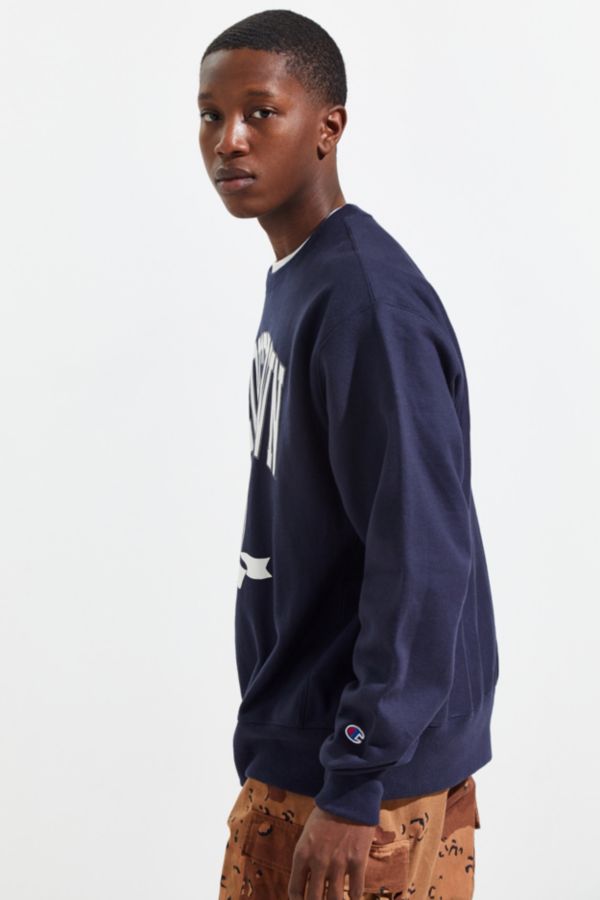 Champion Georgetown University Reverse Weave Crew Neck Sweatshirt ...