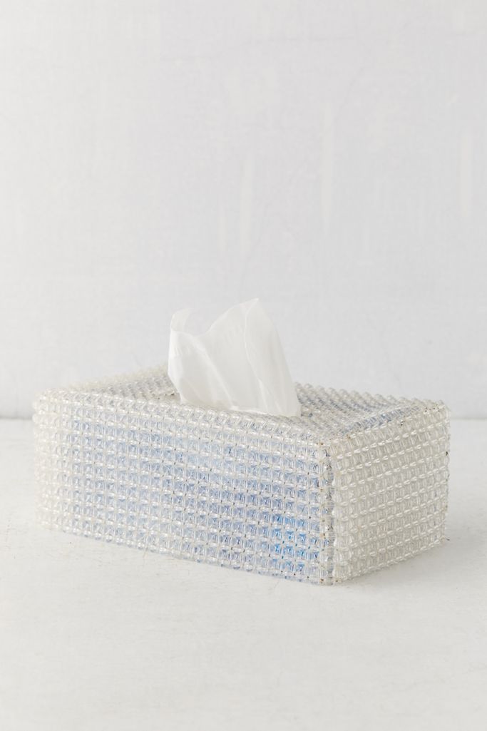 Beaded Tissue Box Cover Urban Outfitters