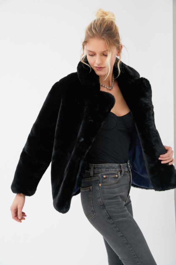 Apparis Manon Oversized Faux Fur Coat | Urban Outfitters