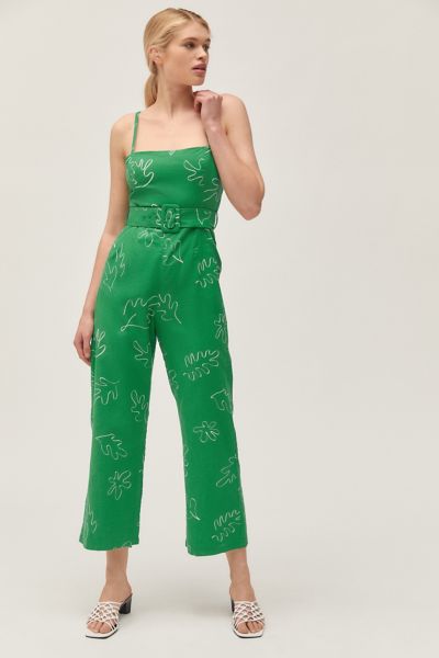 green jumpsuit urban outfitters