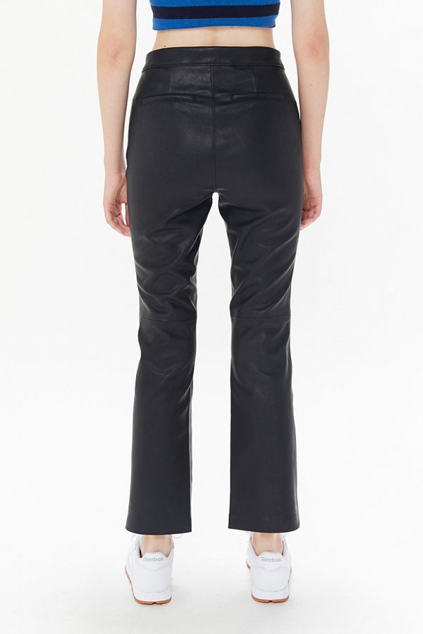 UO Faux Leather Kick Flare Pant | Urban Outfitters